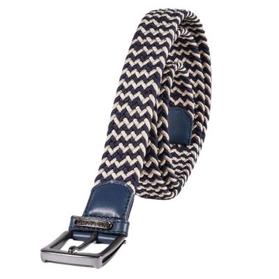 Imagen 2 del producto CINTURÓN ELASTICADO GINO RODINIS HOMBRE 2520 AZUL/BEIGE L-XL