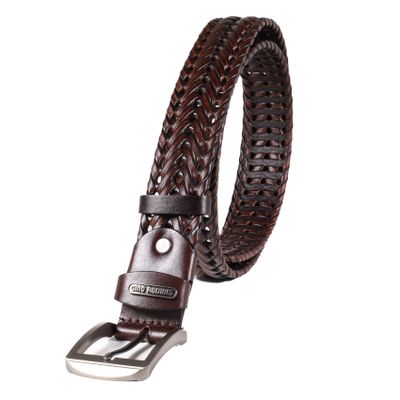 Imagen 2 del producto  CINTURÓN DE CUERO GINO RODINIS HOMBRE 2522 MARRON L-XL