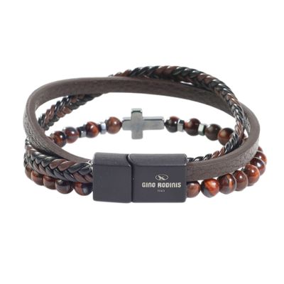 Imagen 2 del producto Brazalete Gino Rodinis B413CF Café