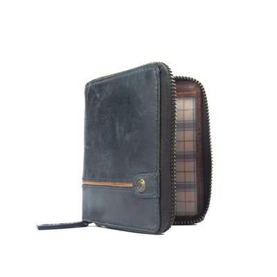 Imagen 2 del producto Billetera Gino Rodinis Texas 1.160 Azul Oscuro/Marrón