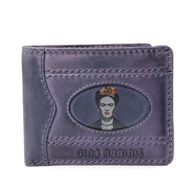 Billetera  Coco 990.1 Frida Khalo Azul Gino Rodinis