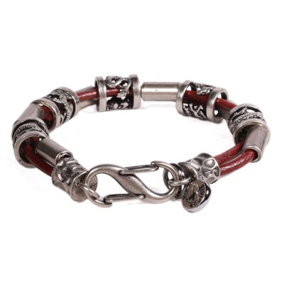 Imagen 2 del producto BRAZALETE HOMBRE GINO RODINIS B527 | Burdeos