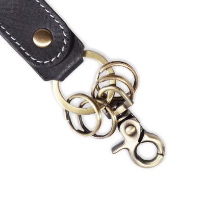 Imagen 2 del producto LLAVERO CUERO HOMBRE  GINO RODINIS  LL112 NEGRO