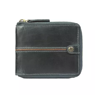 Billetera Gino Rodinis Texas 164 Turquesa/Marrón