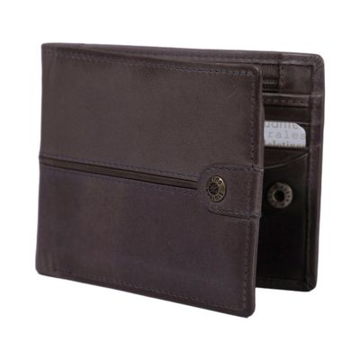 Imagen 2 del producto Billetera de cuero Hombre Texas 161 Gris/Marrón