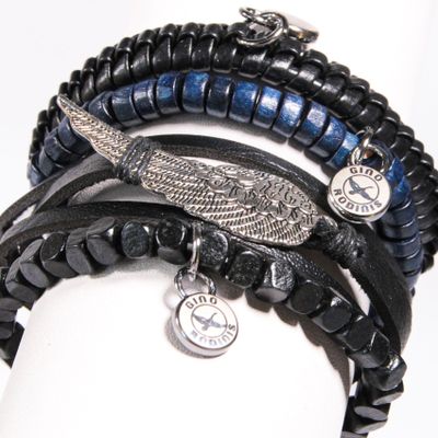 Imagen 2 del producto SET BRAZALETE HOMBRE GINO RODINIS  B447