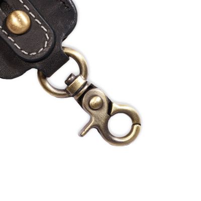 Imagen 2 del producto LLAVERO CUERO HOMBRE  GINO RODINIS  LL115 NEGRO