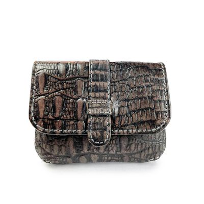 Imagen 1 del producto Tarjetero Gino Rodinis monedero croco 783 gris/amarillo