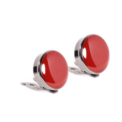 Imagen 2 del producto Set Pasador De Corbata Y Cubre Botón Gino Rodinis TB019 Rojo