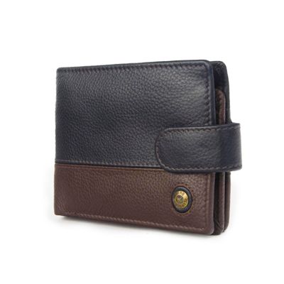 Imagen 2 del producto Billetera de hombre Capri 988 Azul/Marrón Gino Rodinis