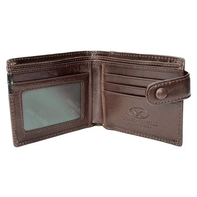 Imagen 2 del producto BILLETERA DE CUERO HOMBRE  STEFANO  664 NEGRO GINO RODINIS 