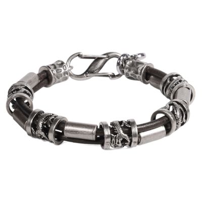 BRAZALETE HOMBRE GINO RODINIS B527 | Negro