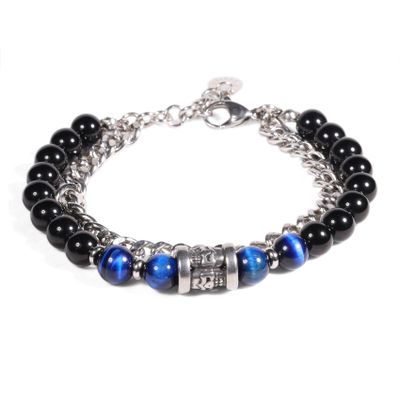 Imagen 1 del producto BRAZALETE HOMBRE GINO RODINIS B533 | Negro/Azul