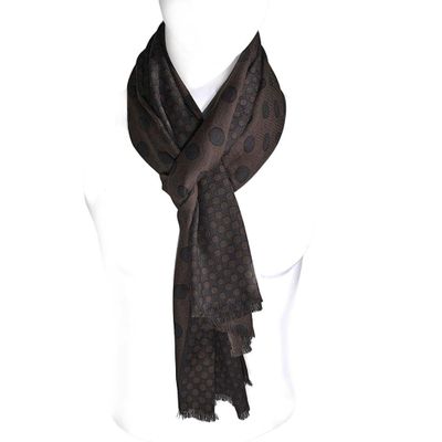 Bufanda de lana PH006 café