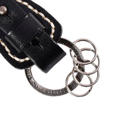 Imagen 2 del producto LLAVERO CUERO HOMBRE  GINO RODINIS  LL119 NEGRO