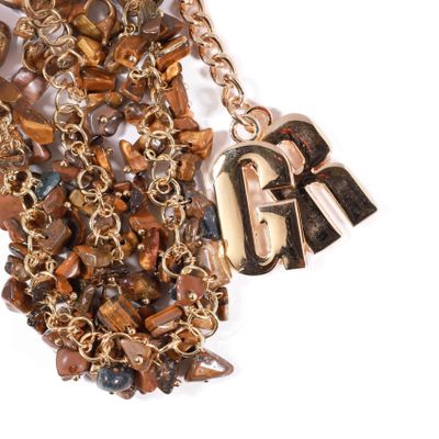 Imagen 2 del producto LLAVERO Y COLGANTE DE BOLSO  MUJER GINO RODINIS  LL127 CAFÉ