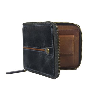 Imagen 2 del producto Billetera Gino Rodinis Texas 164 Azul Oscuro/Marrón