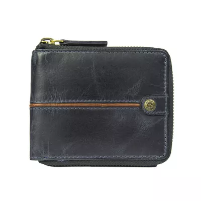 Billetera Gino Rodinis Texas 164 Azul Oscuro/Marrón