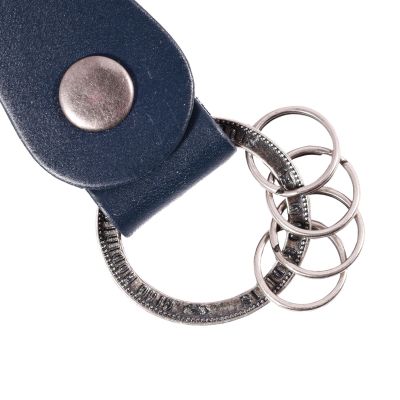 Imagen 2 del producto LLAVERO CUERO HOMBRE GINO RODINIS LL120 AZUL