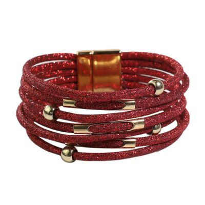Brazalete Gino Rodinis B395RJ Rojo