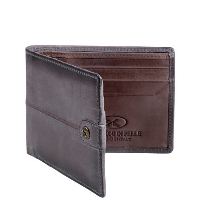 Imagen 2 del producto Billetera de cuero Hombre Texas 1.164 Gris/Marrón