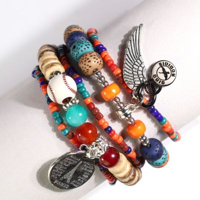 Brazalete Gino Rodinis B403NJ Naranjo