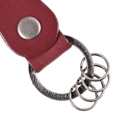 Imagen 2 del producto LLAVERO CUERO HOMBRE GINO RODINIS LL120 ROJO