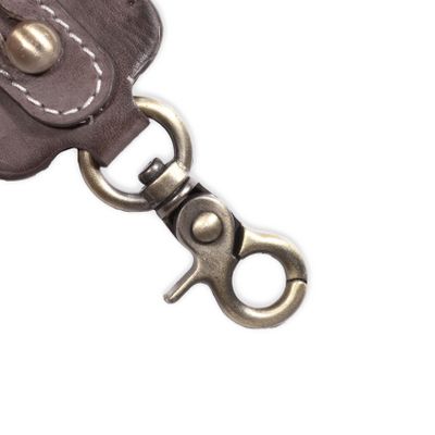 Imagen 2 del producto LLAVERO CUERO HOMBRE  GINO RODINIS  LL115 CAFÉ