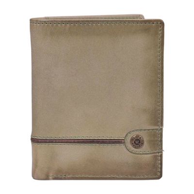 Billetera Gino Rodinis Texas 1.161 Verde/Marrón