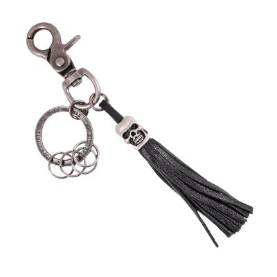 LLAVERO CUERO HOMBRE  GINO RODINIS  LL117 NEGRO