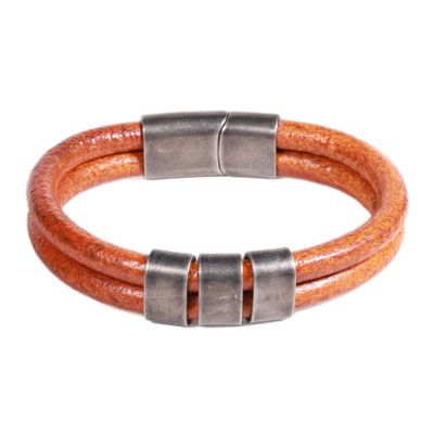 BRAZALETE HOMBRE GINO RODINIS B542 | Camel