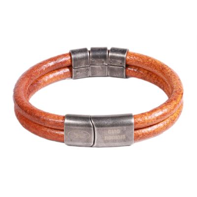 Imagen 2 del producto BRAZALETE HOMBRE GINO RODINIS B542 | Camel
