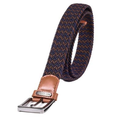 Imagen 2 del producto CINTURÓN ELASTICADO GINO RODINIS HOMBRE 2515 AZUL/MARRON S-M