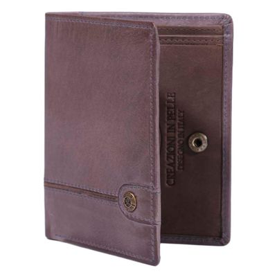 Imagen 2 del producto Billetera de cuero Hombre Texas 1.161 Gris/Marrón