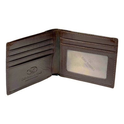Imagen 2 del producto BILLETERA DE CUERO HOMBRE  STEFANO  663 CAFÉ GINO RODINIS 