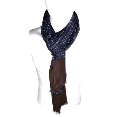 Bufanda de lana PH004 azul