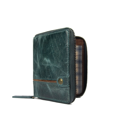 Imagen 2 del producto Billetera Gino Rodinis Texas 1.160 Turquesa/Marrón