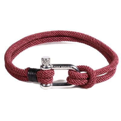 BRAZALETE HOMBRE GINO RODINIS B540 | Burdeos