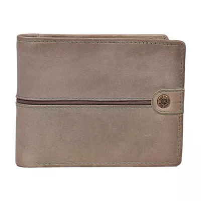 Billetera Gino Rodinis Texas 162 Verde/Marrón