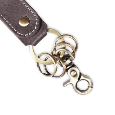 Imagen 2 del producto LLAVERO CUERO HOMBRE GINO RODINIS LL112 CAFÉ