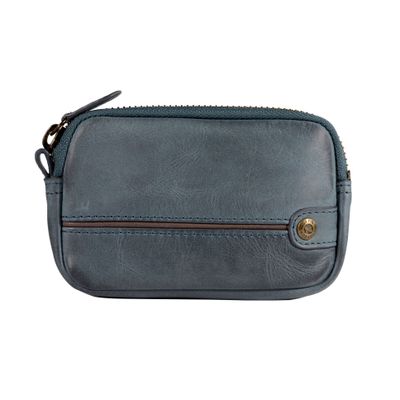 Monedero Gino Rodinis Texas 1.162 Azul Oscuro/Marrón