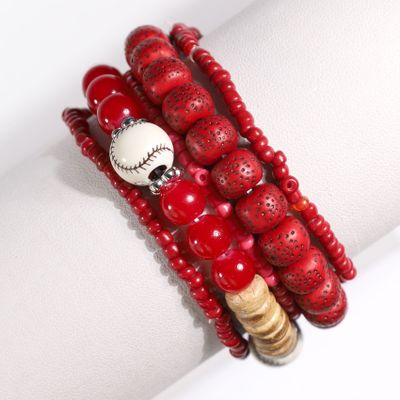 Imagen 2 del producto Brazalete Gino Rodinis B403RJ Rojo