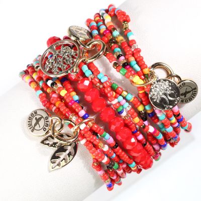 Brazalete Gino Rodinis B406RJ Rojo