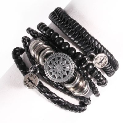SET BRAZALETE HOMBRE GINO RODINIS  B433