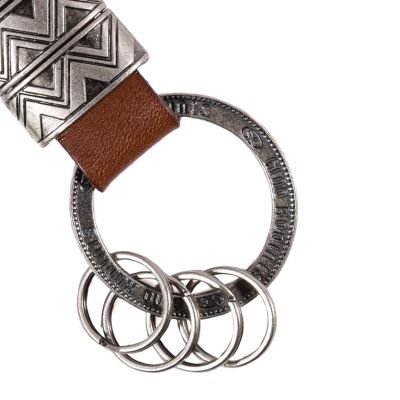 Imagen 2 del producto LLAVERO CUERO HOMBRE  GINO RODINIS  LL123 CAMEL