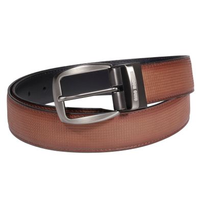 CINTURON REVERSIBLE HOMBRE  GINO RODINIS  2524  |  CAMEL