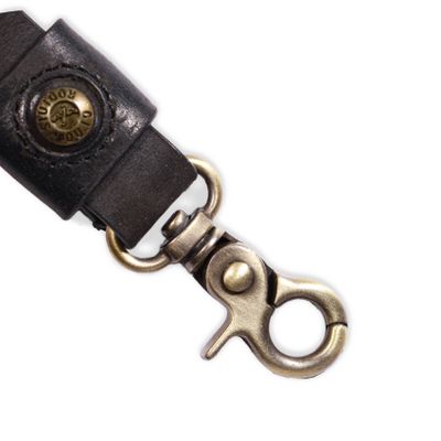 Imagen 2 del producto LLAVERO CUERO HOMBRE  GINO RODINIS  LL114 NEGRO