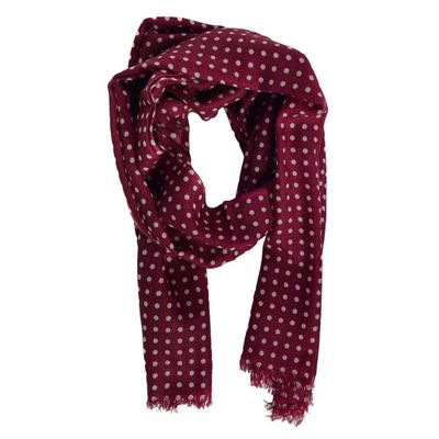 Imagen 2 del producto Bufanda de lana PH012 burdeos