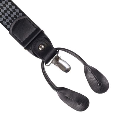 Imagen 2 del producto Suspensor Gino Rodinis Negro con rombos color Gris SP015