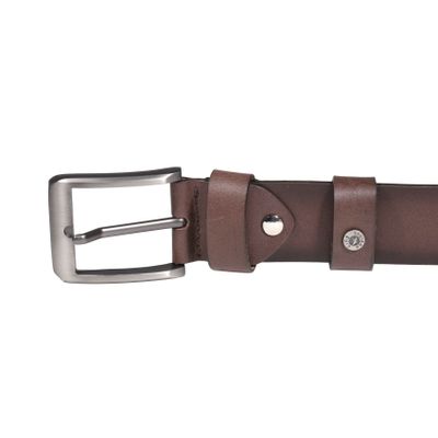 Imagen 2 del producto CINTURON CUERO HOMBRE  GINO RODINIS  2523  |  CAFÉ 